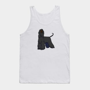 Grey Afghan Hound Tank Top